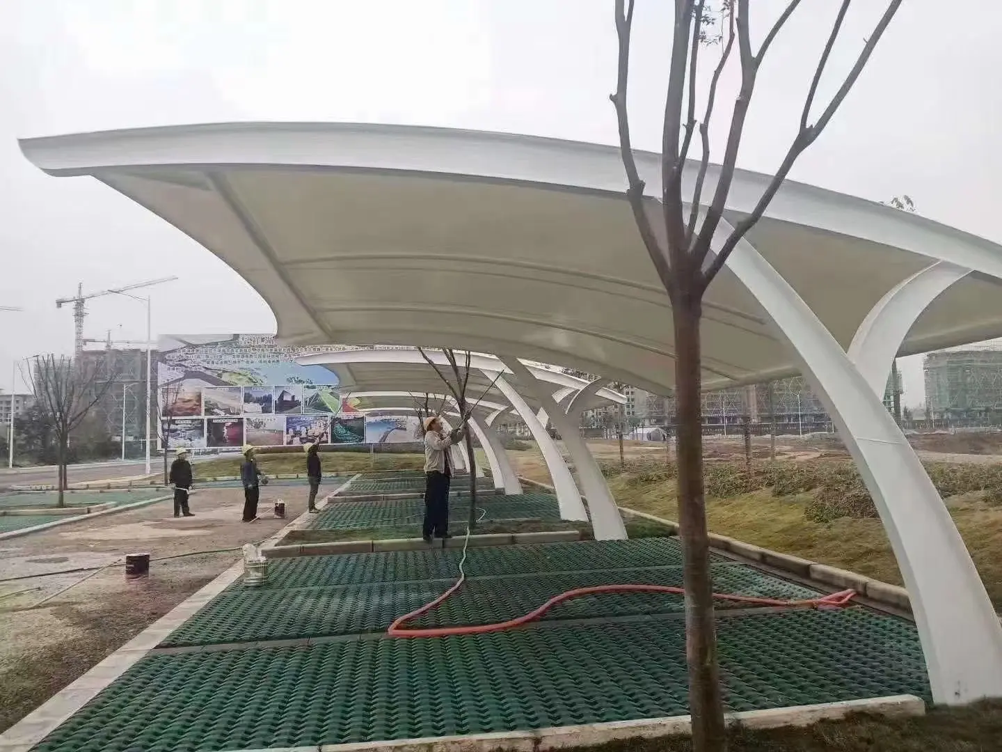 贵州织金膜结构车棚采购避坑指南:本地气候不同,别拿低价当性价比