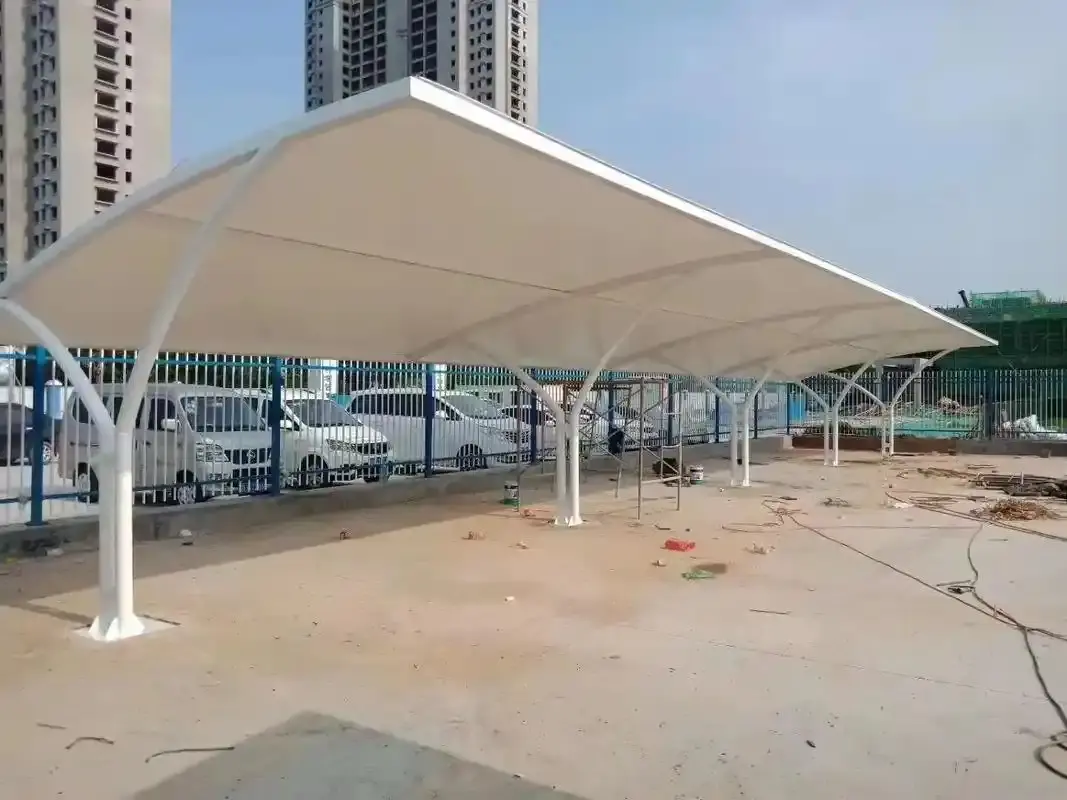 贵州织金园区停车棚为何生锈漏水?选购膜结构先避开这三个坑